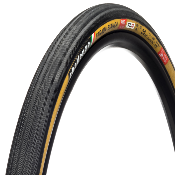 Challenge Copertone Tubeless Ready Handmade Strada Bianca Pro 700x33 Smartplus 260 TPI Superpolyester TLR