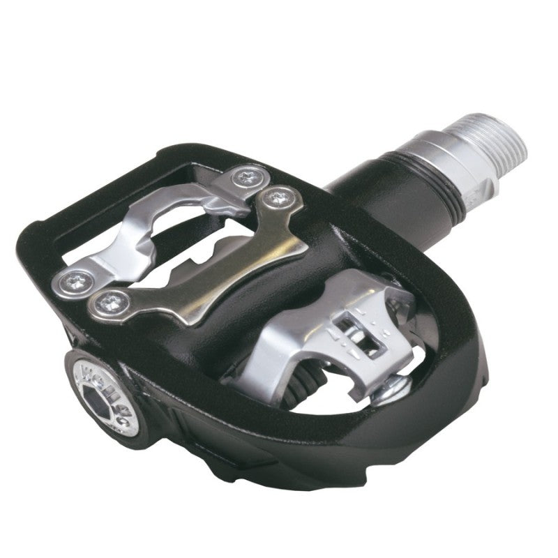 dual function pedals Wellgo MTB Pedals Double Function SPD Black – Cavaliere Bici