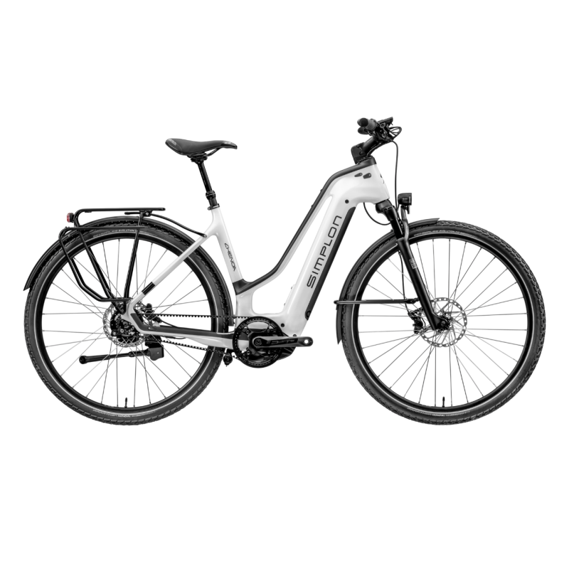 simplon trekking e bike Simplon E-Bike Lady Chenoa Bosch CX Pearl White/Black Glossy