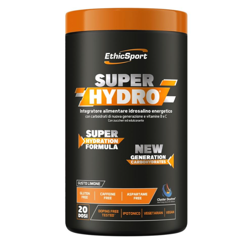EthicSport Integratori Super Hydro Limone 500g