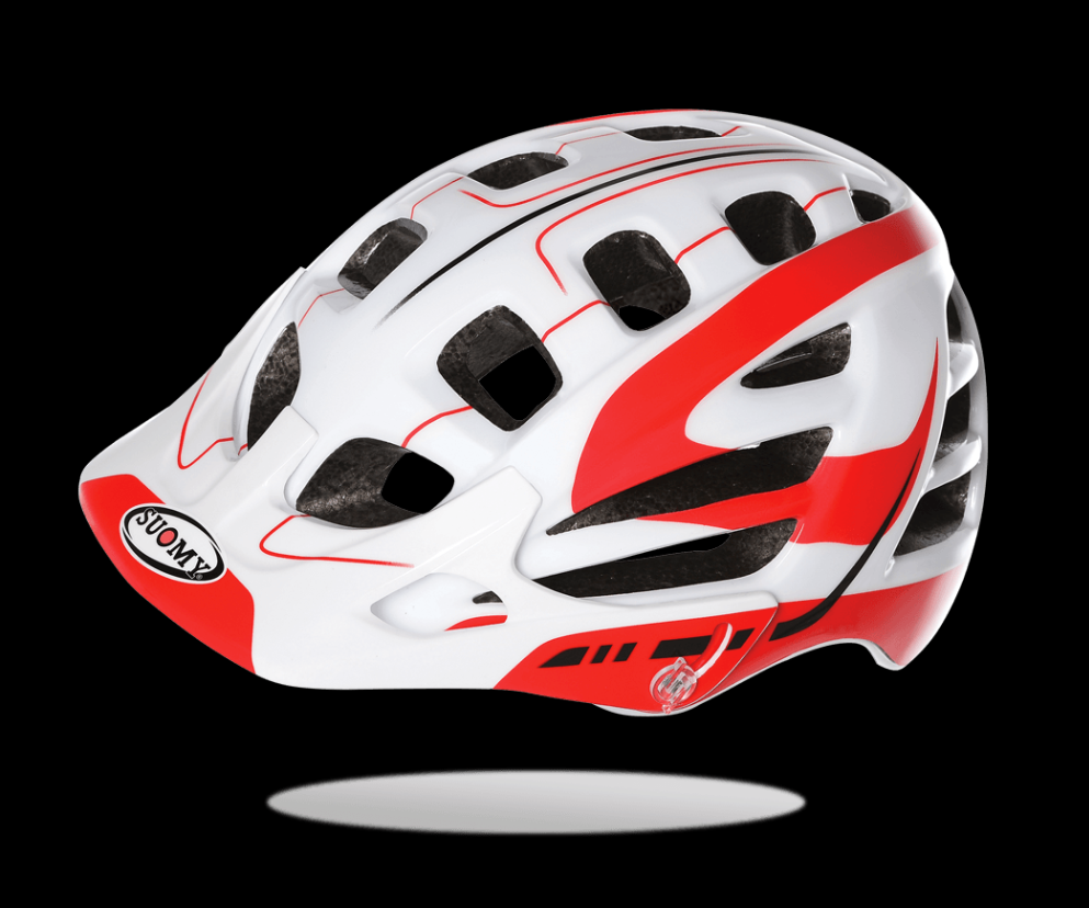 Suomy Casco Scrambler S-Line Bianco/Rosso