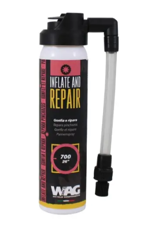 Wag Gonfia E Ripara Con Adattatore Valvole Presta/Schrader/Regina 75ml