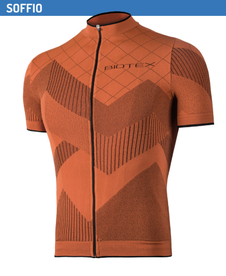 Biotex Maglia Manica Corta Soffio Arancio