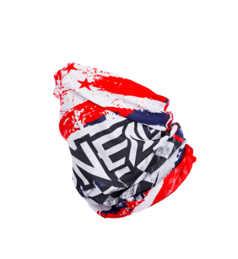 O'Neal Neckwarmer USA Bianco/Blu/Rosso