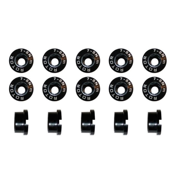 Rotor Screw Kit for double Mtb crankset (10 screws 5 bolts)