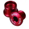 Xon Bolts Crown Crankset Red 307230400