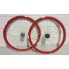 Calibre Wheel POST Fixed Gear Fixed Red/ Silver 40700RSSKPOST
