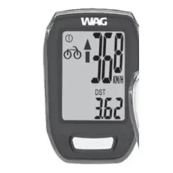 Wag On-board computer 9 functions S/F Black 588040311