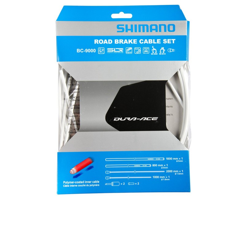 Shimano Kit Cavi e Guaine Freno DuraAce 9000 Bianco