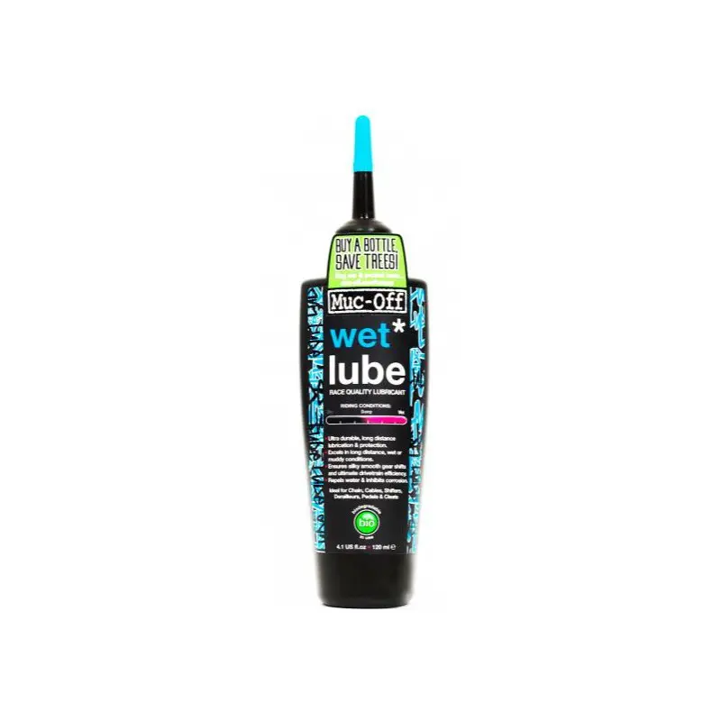 Muc-Off Biodegradable Wet Lube Lube Lubricant 120ml MU89WLB00F90000000