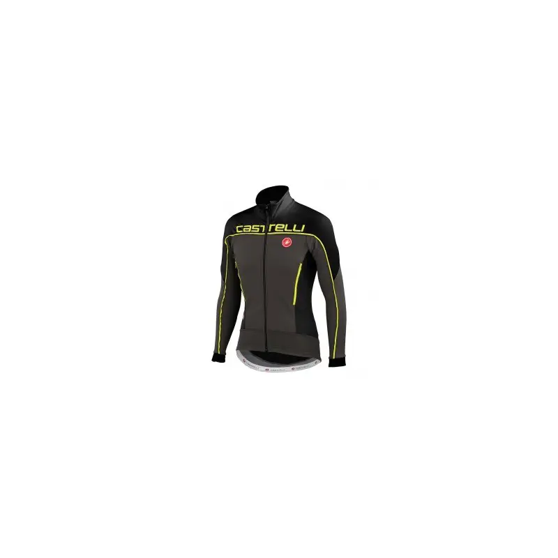 Castelli Mortirolo 3 Anthracite/Black/Yellow Jacket 14506_932