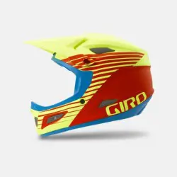 Giro Helmet Cipher Mat Glowing Red/Yellow Fluo GR081