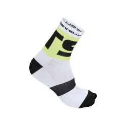 Castelli Socks Free X13 White/Yellow Fluo 15031_032