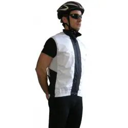 Deko Shell Cyclist Vest White/Black A00813