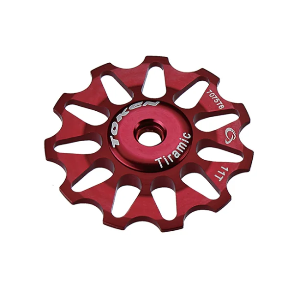 Token Pulley Gearbox Shimano Alloy Red 9/10/11 V TK057