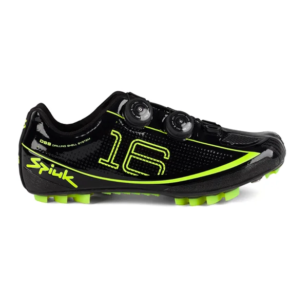 Spiuk Mtb Shoes Z16MC Carbon Black/Yellow Fluo Z16MC02