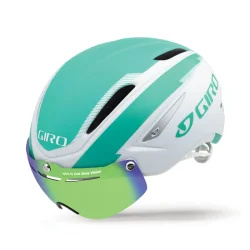 Giro Helmets Air Attack Shield Matte White Turquoise GR.104