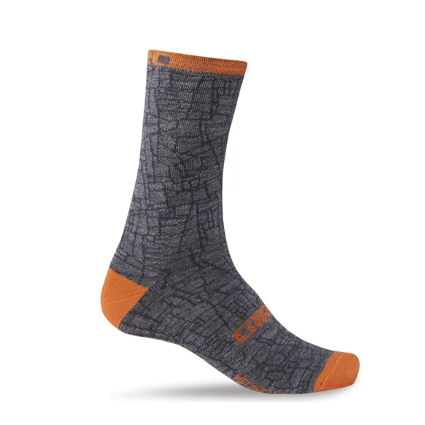 Giro Merino Wool Seasonal Crackle Flame GR.803 Socks