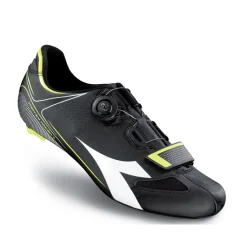 Diadora Shoes Vortex Racer II Black/White/Yellow Fluo DD104