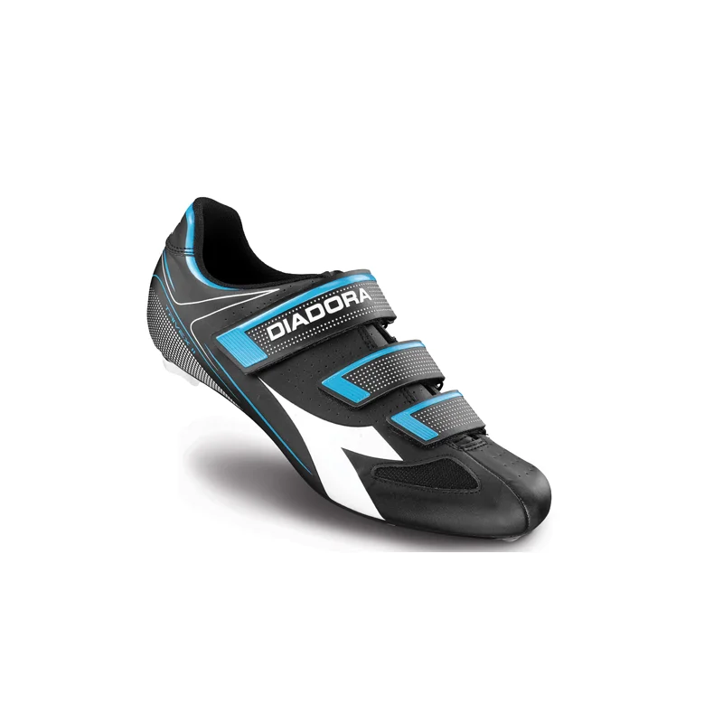 Diadora Road Trivex II Shoes Black/White/Blue DD108