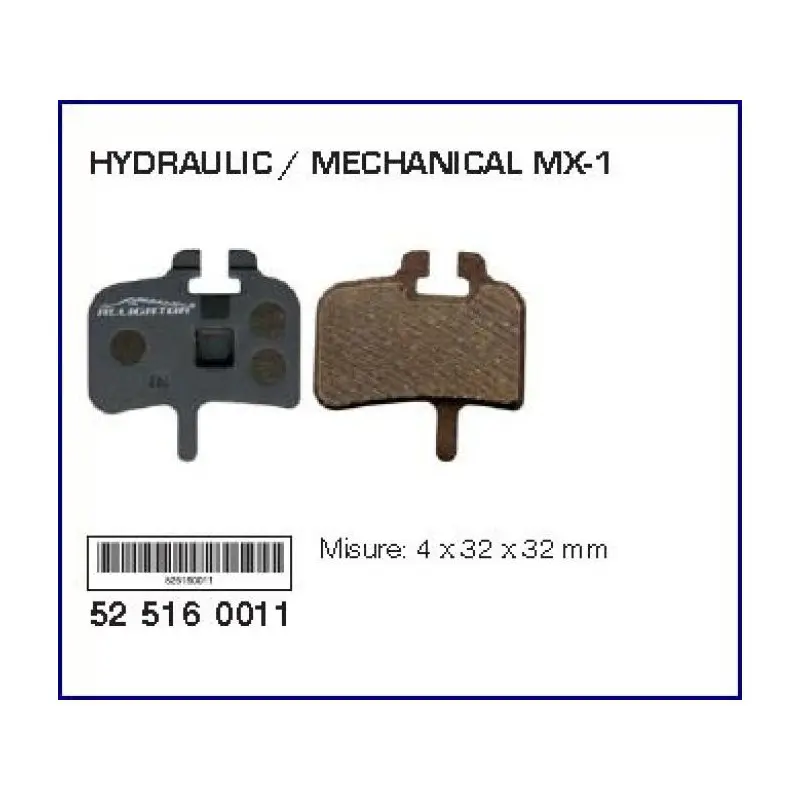 Alligator Hayes Hydraulic/Mechanical Mx1 Brake Pads 525160011