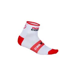 Castelli Socks Corsa Red 6 Sock White/Red 7072_123