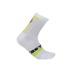 Castelli Summer Socks Meta 9 White/Yellow Fluo 16027_132