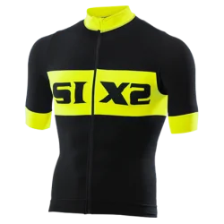 Sixs Maglia Estiva Luxury Black/Yellow Fluo BIKE3 LUXURY
