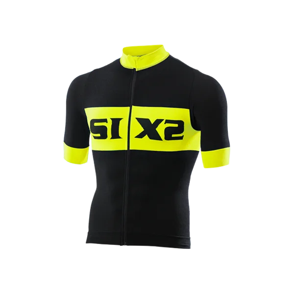 Sixs Luxury Black/Yellow Fluo BIKE3 LUXURY Summer Jersey