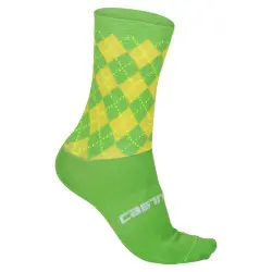 Castelli Corsa Red Socks 13 Cannondale Green/Yellow 6049_038