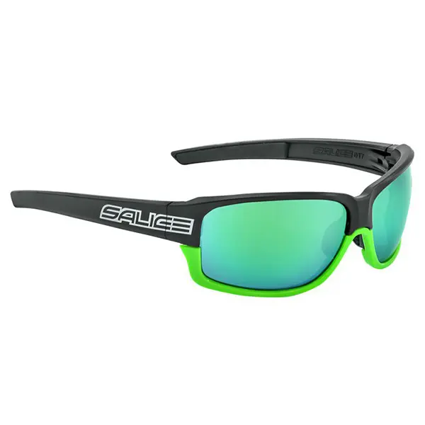 Salice Sunglasses 017 CRX Black /Green 017 CRX