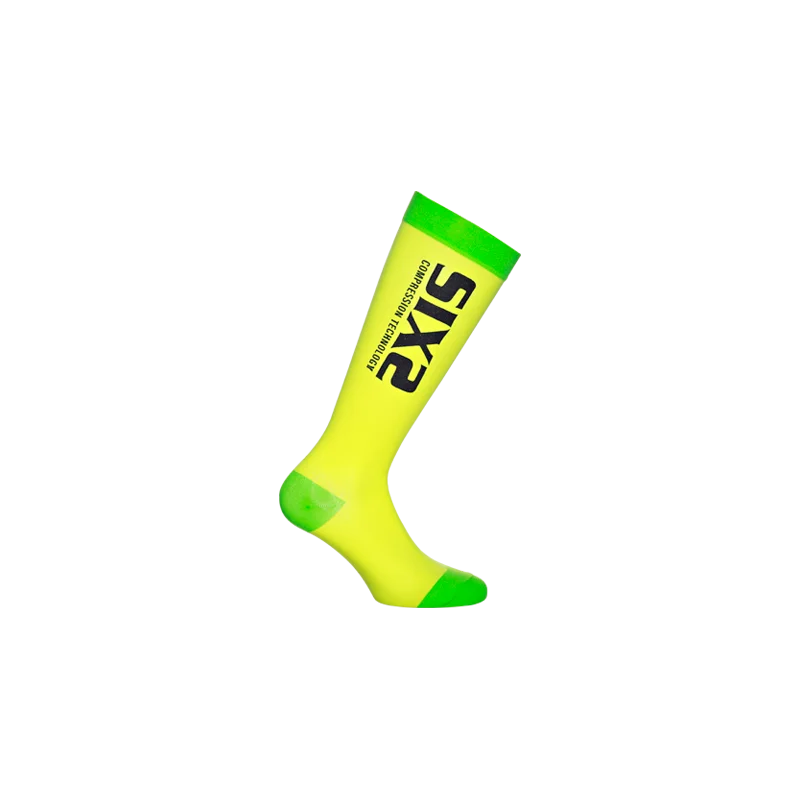 Sixs Recovery Compression Socks Yellow/Green Fluo RECOVERY SOCKS