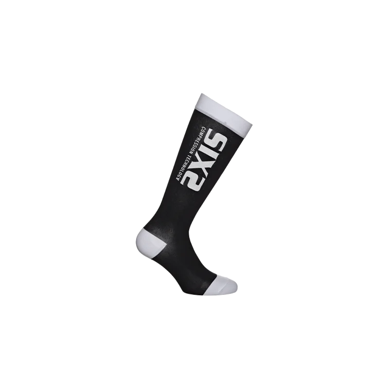 Sixs Calze A Compressione Recovery Nero/Bianco RECOVERY SOCKS