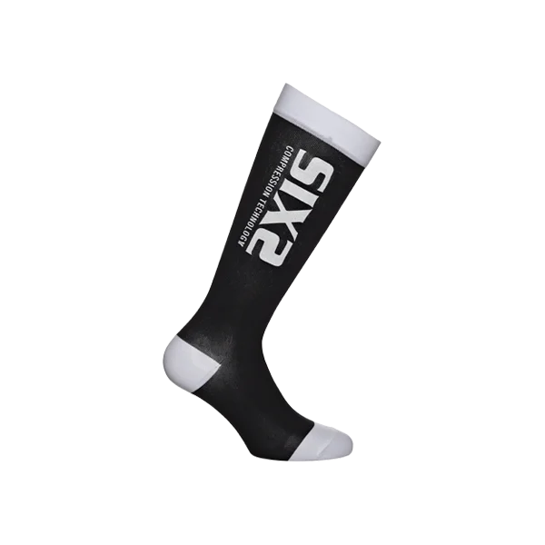 Sixs Calze A Compressione Recovery Nero/Bianco RECOVERY SOCKS