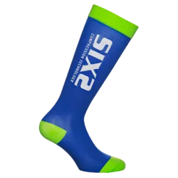 Sixs Calze A Compressione Recovery Blu/Verde RECOVERY SOCKS