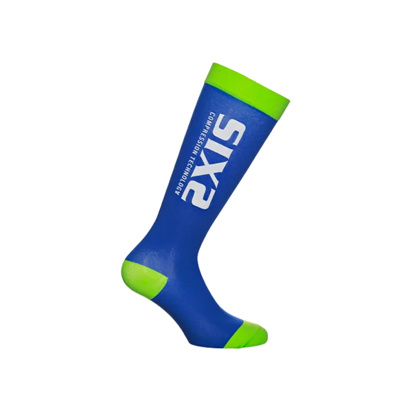 Sixs Calze A Compressione Recovery Blu/Verde RECOVERY SOCKS