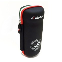 Vittoria Portaoggetti Zip Case Nero Con Cucitura Tricolore 1L16BX0100111BK