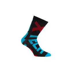 x-tech XT111 Logo Socks Black/Red/Blue XT111
