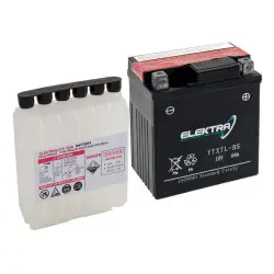 Elektra Batteria Moto YT9B-BS + Kit Acido 246610160