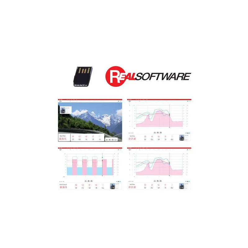 Elite Real Software USB Ant+ +DVD Sw Rax e0168001