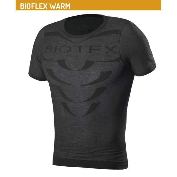 Biotex Seamless Stretch Mesh Bioflex Medium Black 145MC T-Shirt