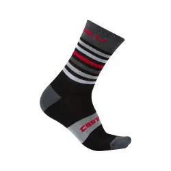 Castelli Flock Socks 15 Black/Red 17560_231