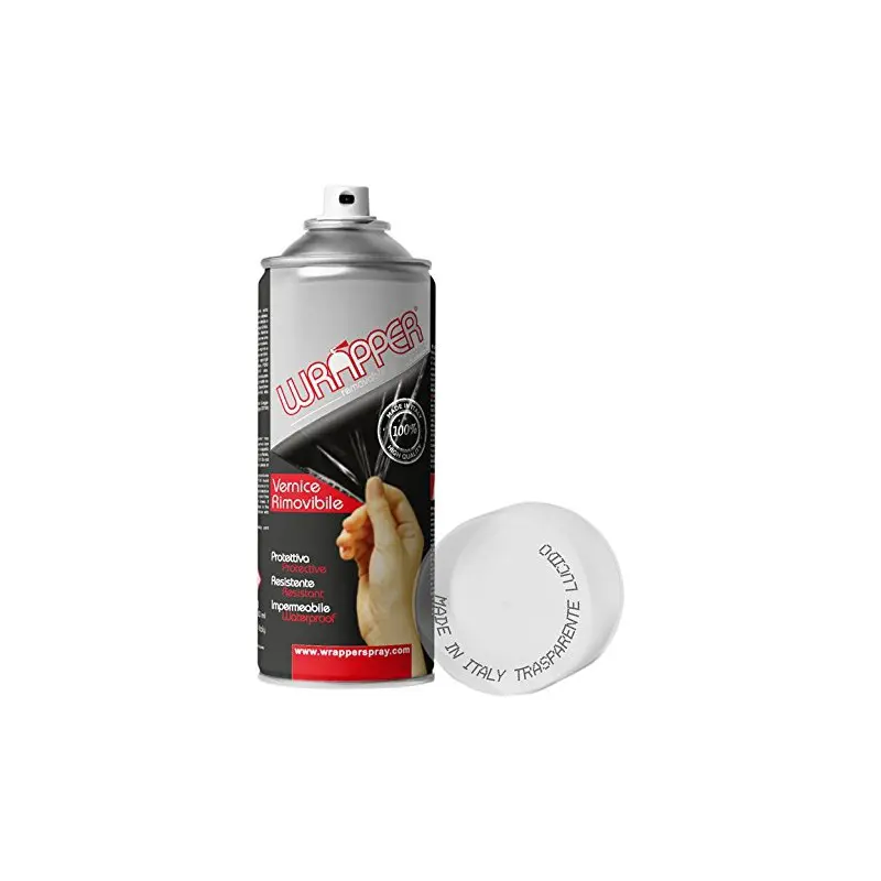 Wrapper Vernice Spray Trasparente Opaco ML 400 267209916