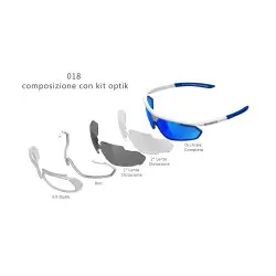 Salice Sunglasses 018 Photochromic White/Blue 018 CRX