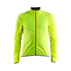 Craft Lithe Fluo Yellow Windproof Cape 1906086