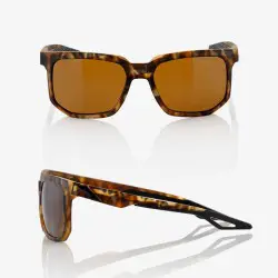 100% Centric Havana Bronze PeakPolar Lens 61027-089-49 Sunglasses