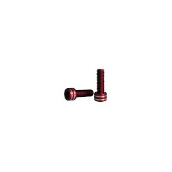 Xon bottle cage screws M5x15mm (2 pieces) red 307860405