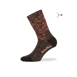 Biotex Merino Socks Black/Red 1029