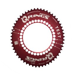 Rotor Oval Crown Red Aero 130x5 53T RR192