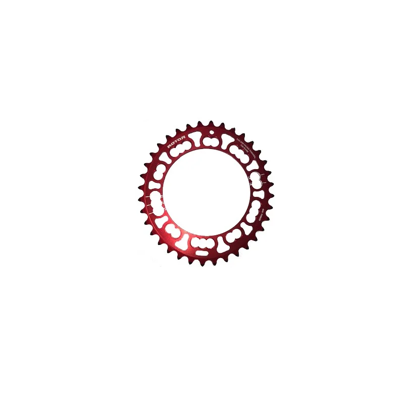 Rotor Oval Crown Red Aero 110x5 34T RR191